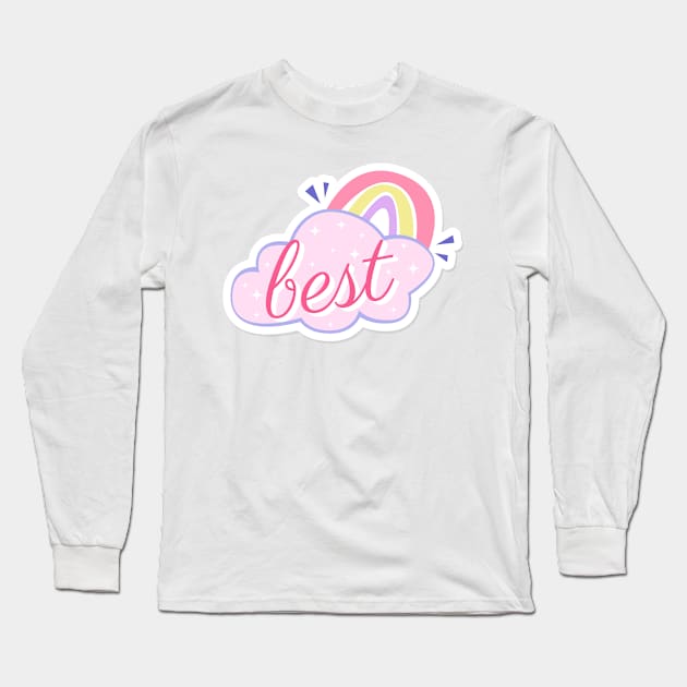 Best word cute design Long Sleeve T-Shirt by BrightLightArts